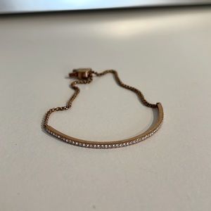MK rose gold CZ bracelet